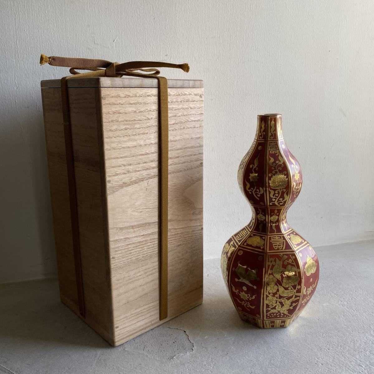 【超激得，定番人気】 京焼 村田亀水 金蘭手瓢形瓶 検 煎茶道具(花器、壷)｜売買されたオークション情報、yahooの商品情報をアーカイブ公開 - オークファン 京焼
