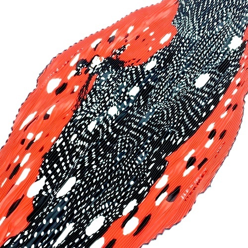 HERMES エルメス シルク カレ90 フラメンコ レディース レッド ブラック 86967 スカーフ