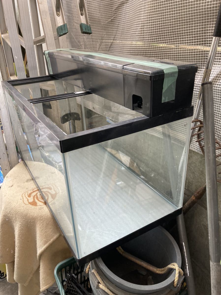 引き取り限定】ガラス水槽90×30×36とSV9000外部フィルターのセット