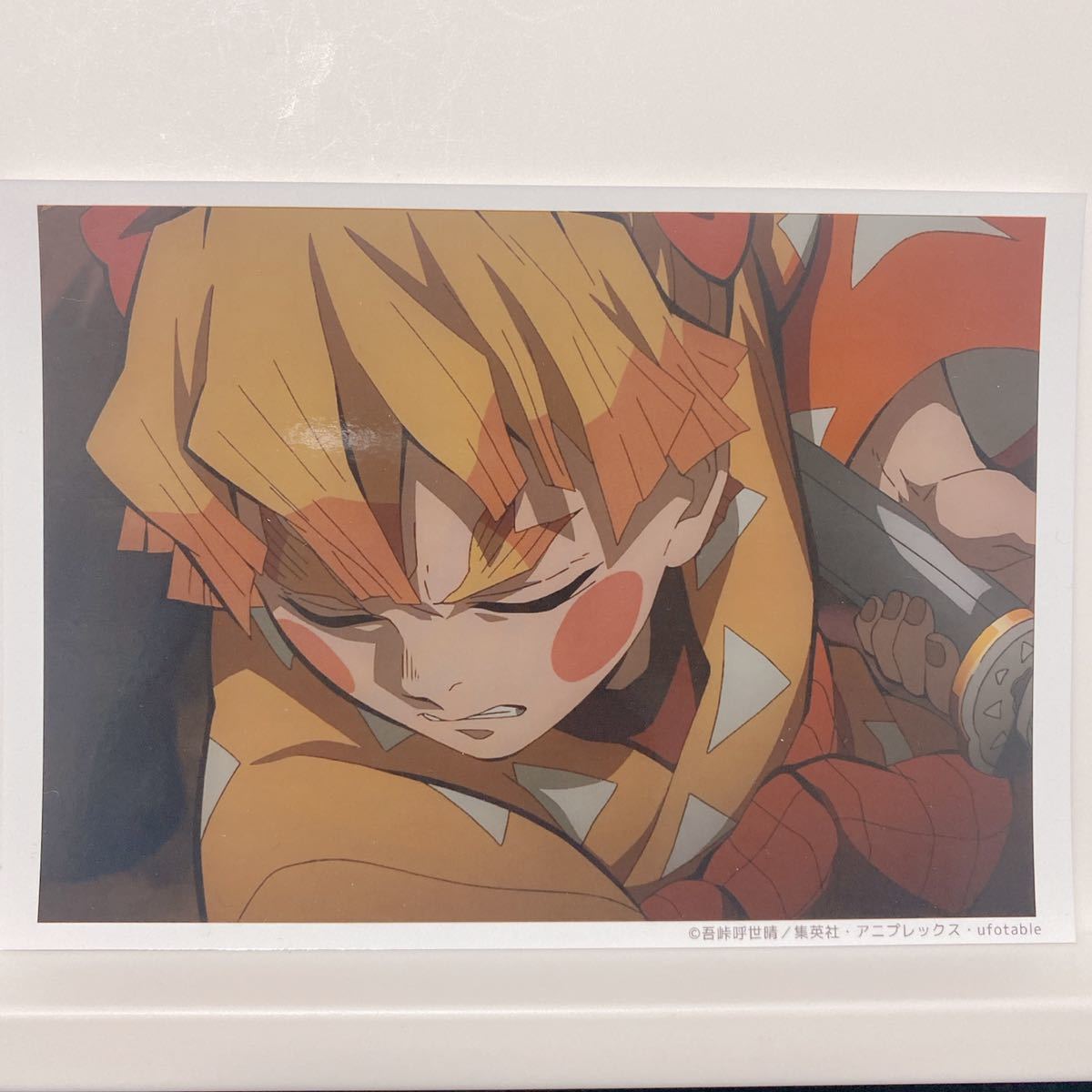 鬼滅の刃 ☆ ランダムブロマイドくじ 遊郭編 我妻善逸 善子 ufotable