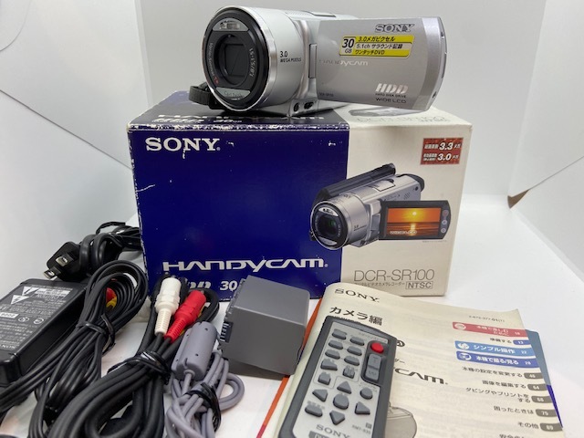 ☆超極上☆ソニー SONY HANDYCAM DCR-SR100 ☆完動☆#N414 DCR-SR100