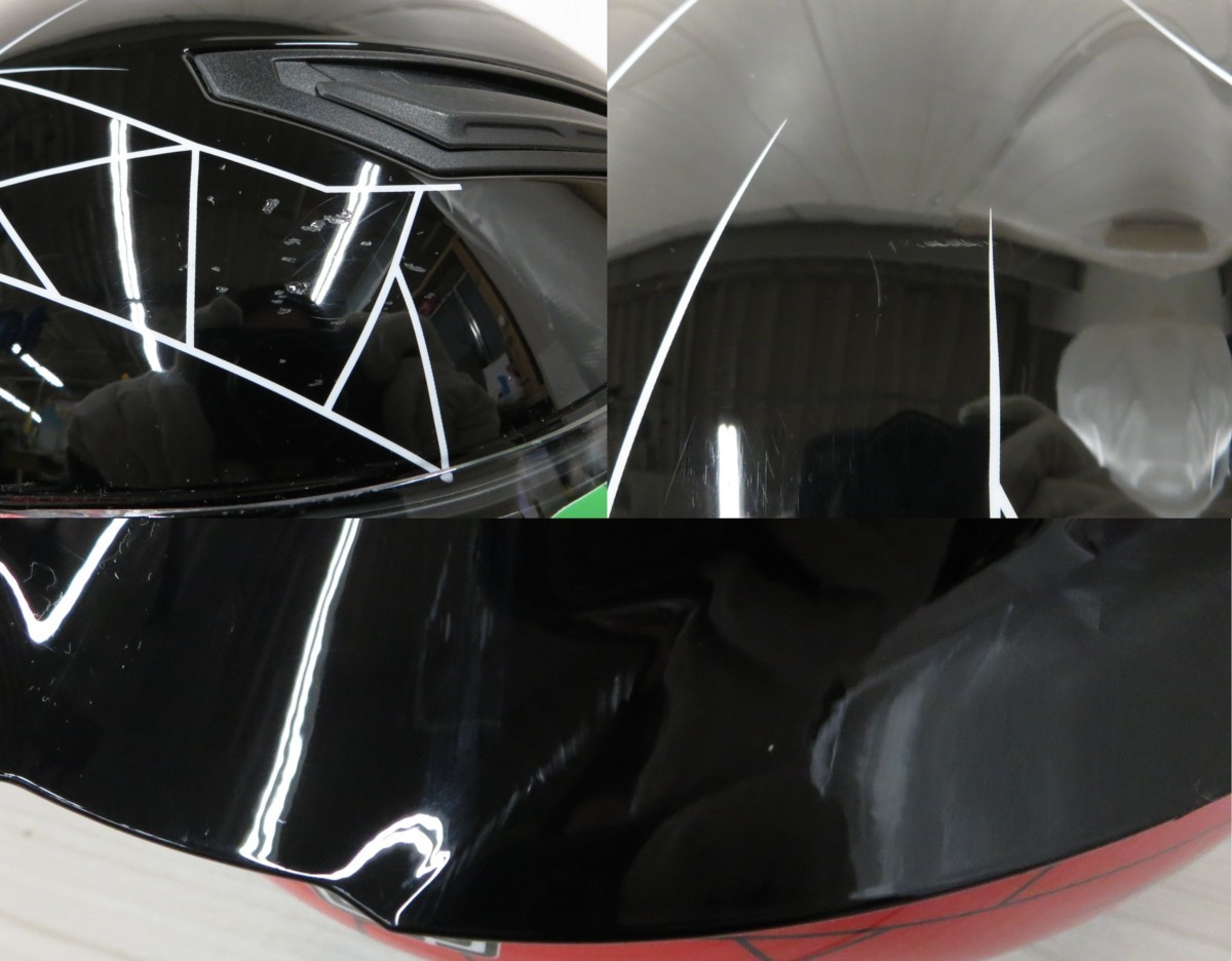 中古】AGV K1 017-SHIFT BLACK/RED [M] 2021年製 フルフェイス 