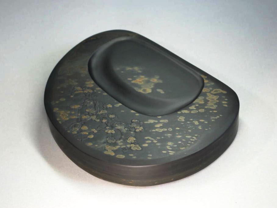 古硯 古歙州硯 古硯 端硯？歙硯？泉水石上流 歙州硯 水
