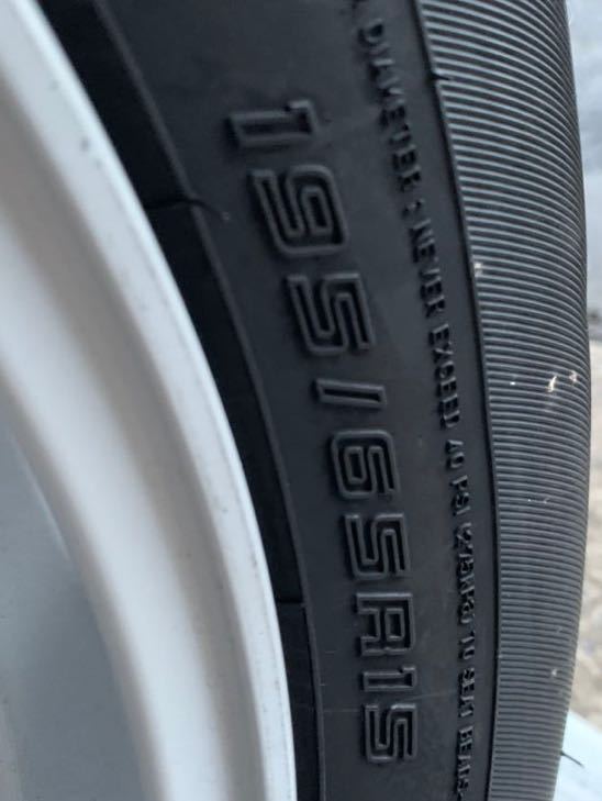 プリウス 50後期 新車外し 195/65R15 純正ホイール タイヤ付き4本
