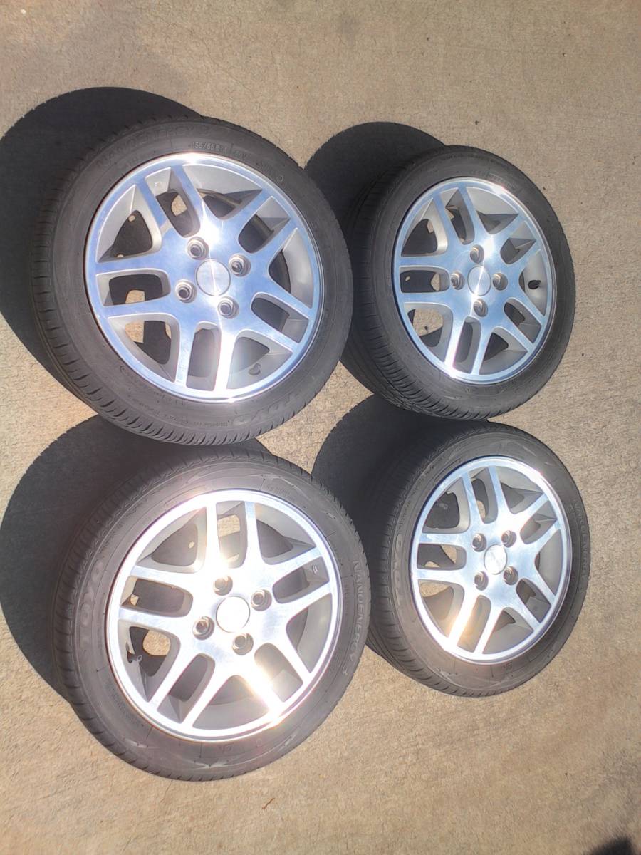 155/55R14】スズキ純正アルミホイール4本セット MC22S MF21S HA22S 