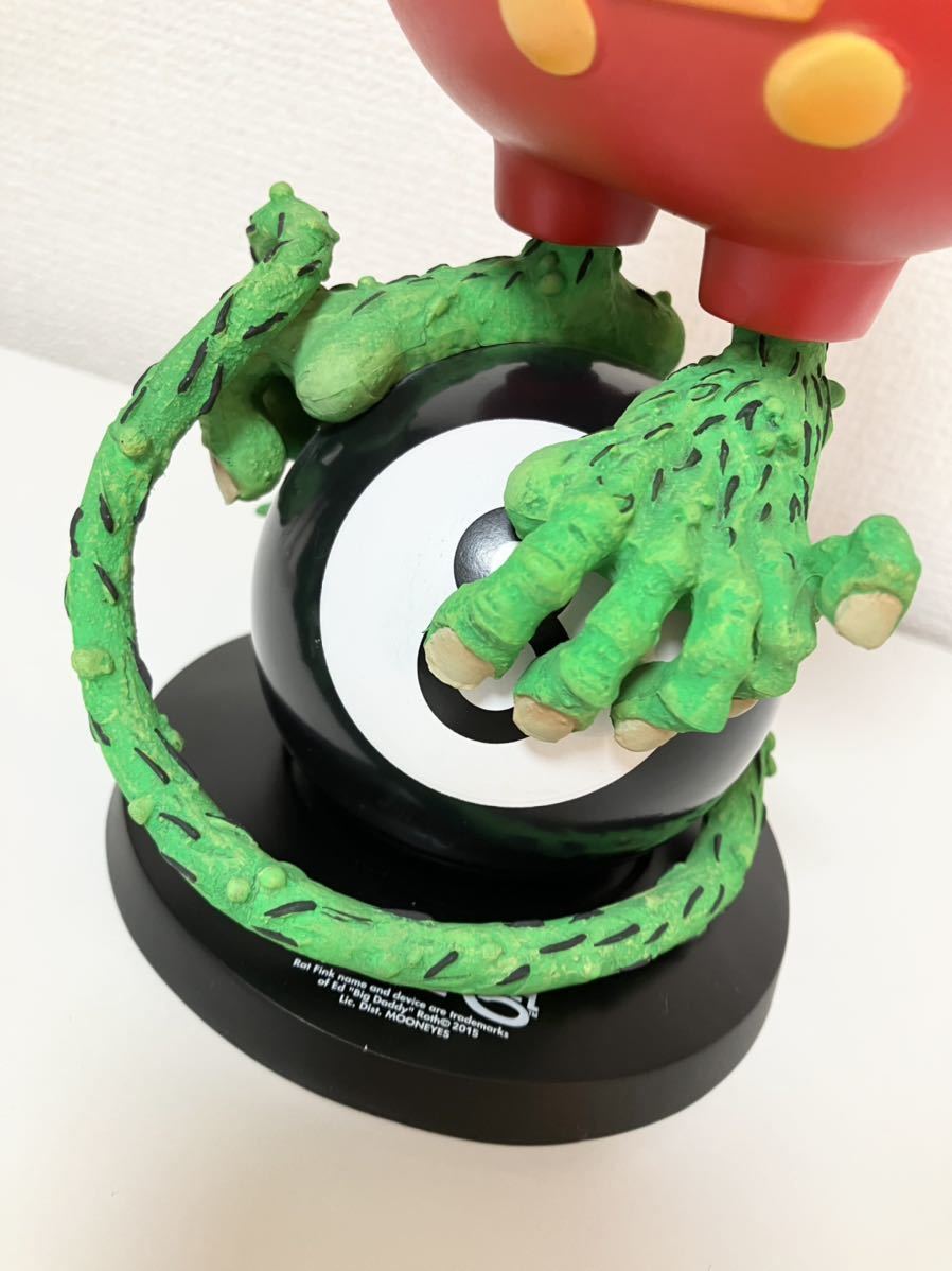 美品 Acro Ed ROTH RAT FINK ラットフィンク ソフビ フィギュア 8Ball 
