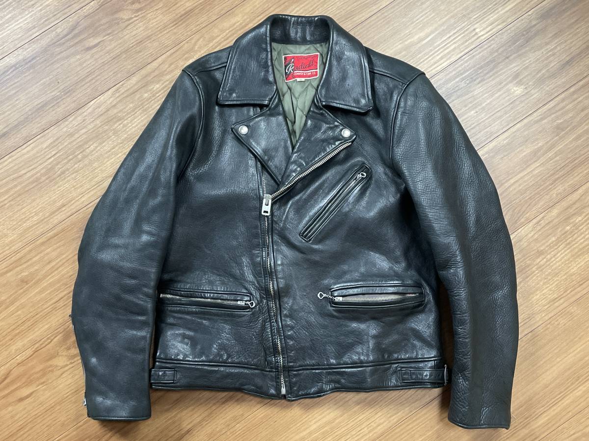 15aw Radiall ラディアル ホースレザー 馬革 ダブルライダース