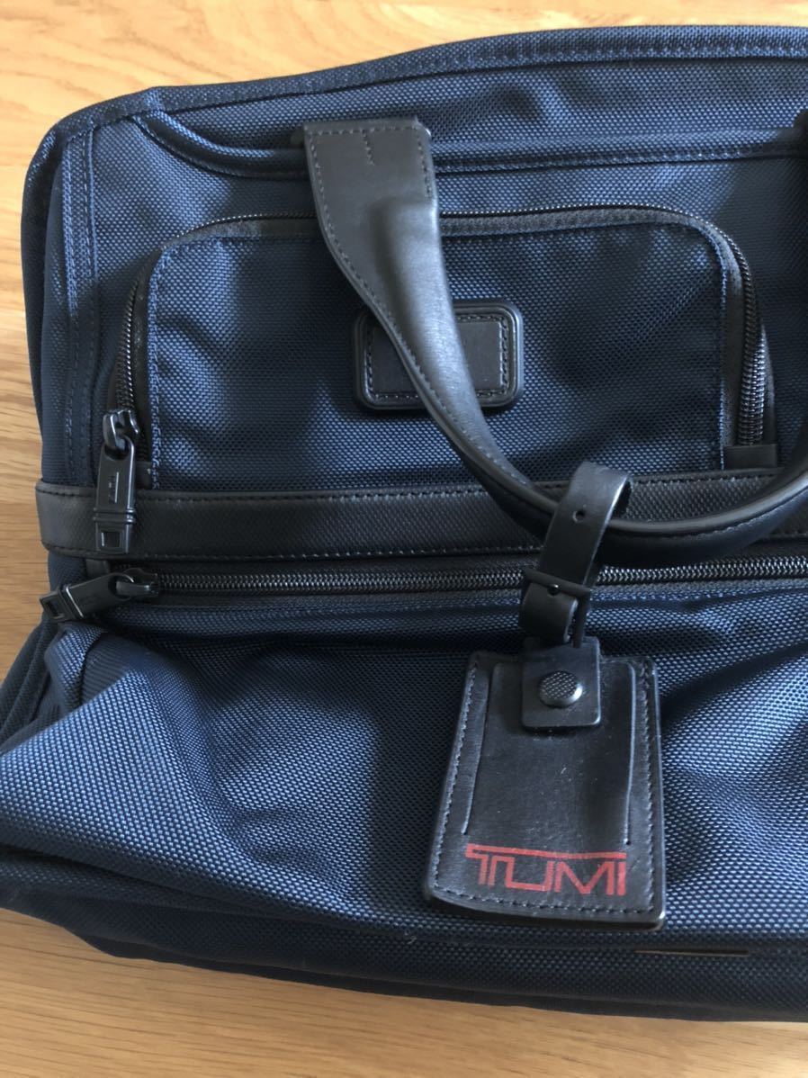 TUMI SHIPS別注 26141NVS2E ALPHA ブリーフケース 2way エクスパン