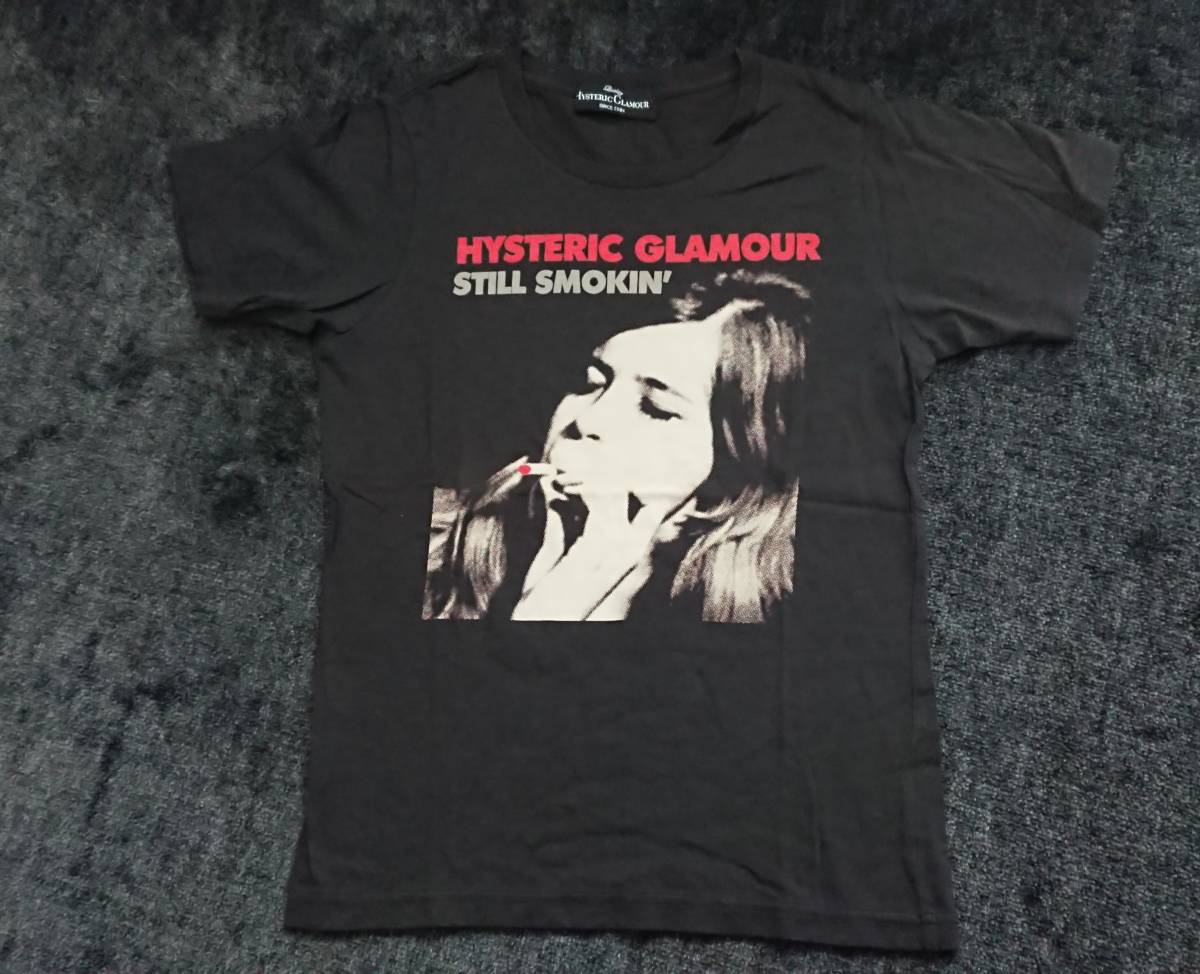美品】HYSTERIC GLAMOUR ヒステリックグラマー Tシャツ 黒(Sサイズ 