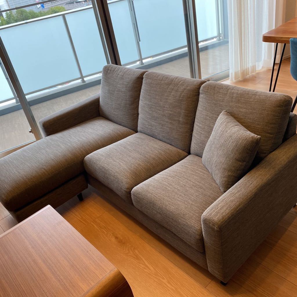 ニトリ L字ソファー カウチソファ ダークグレー 2月7日迄】ニトリ L字ソファー カウチソファ ダークグレー 2月7日迄