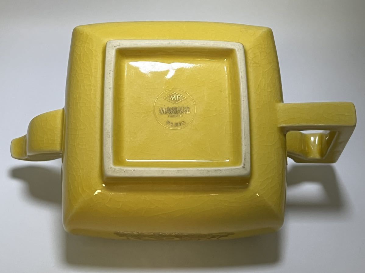 未使用*仏 フランス*MARIAGE FRERES マリアージュフレール*陶器製