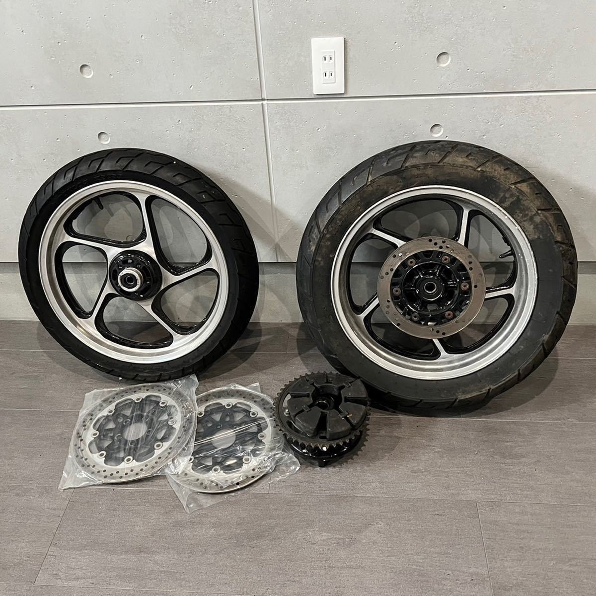 ゼファー1100 純正ホイールセット ゼファー1100 カワサキ 純正ホイール