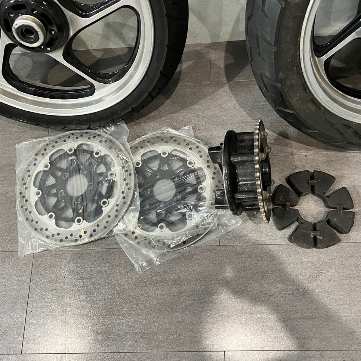 ゼファー1100 純正ホイールセット ゼファー1100 カワサキ 純正ホイール