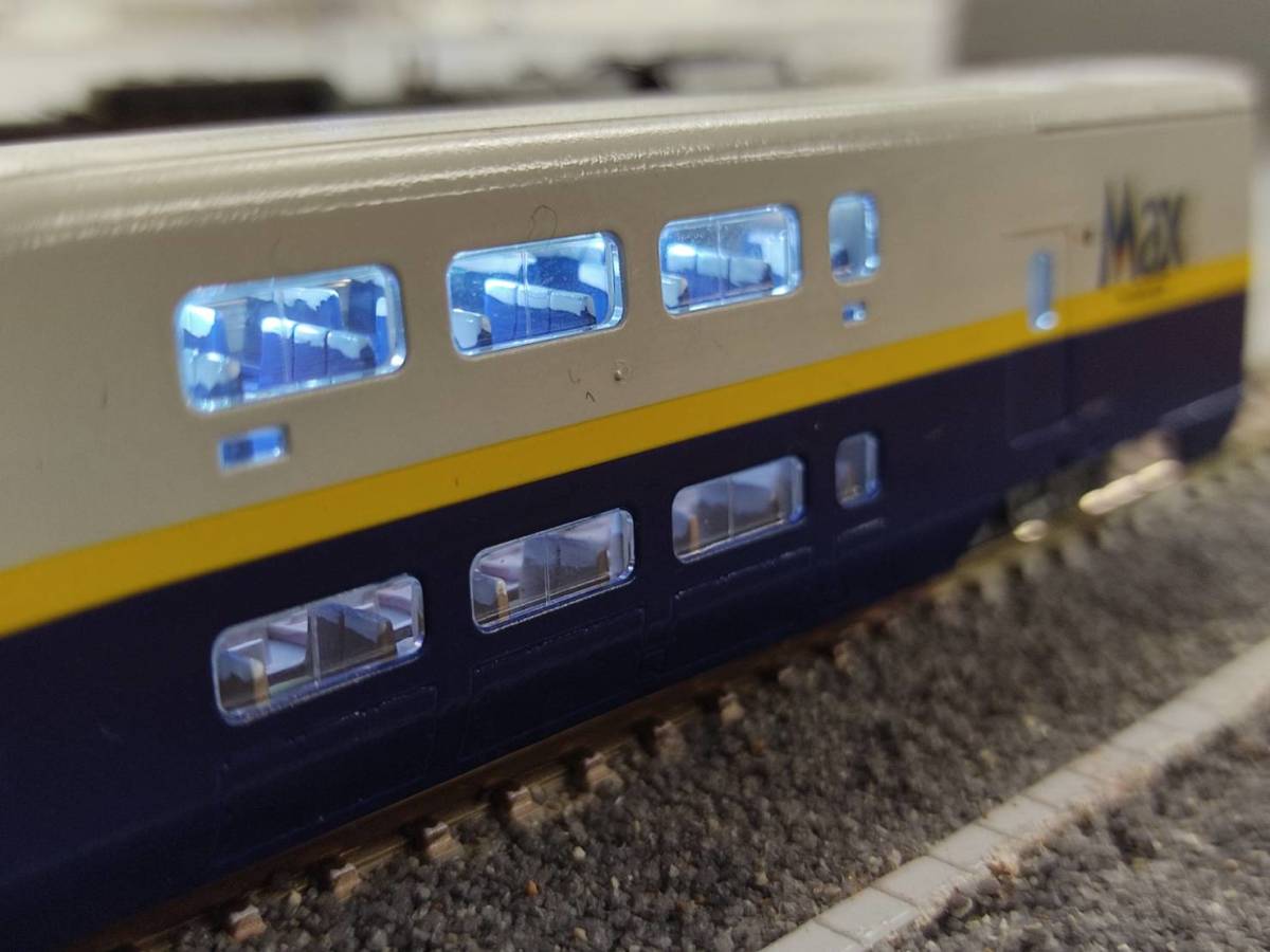 ジャンク品】92550/92551 TOMIX E4系 旧塗装 8両セット 室内灯付 TOMIX