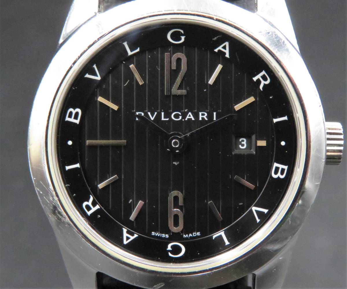 1円～! 稼動品☆正規品 BVLGARI ブルガリ ソロテンポ ST30S