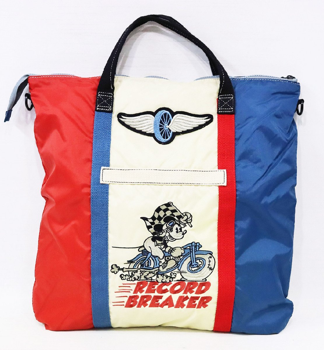 【セール，格安】 TOYS McCOY トイズマッコイ HELMET BAG MICKEY MOUSE RECORD BREAKER / ヘルメットバッグ TMA1716 ストラップ欠品 トリコロール(その他)｜売買されたオークション情報、yahooの商品情報をアーカイブ公開 - オー その他