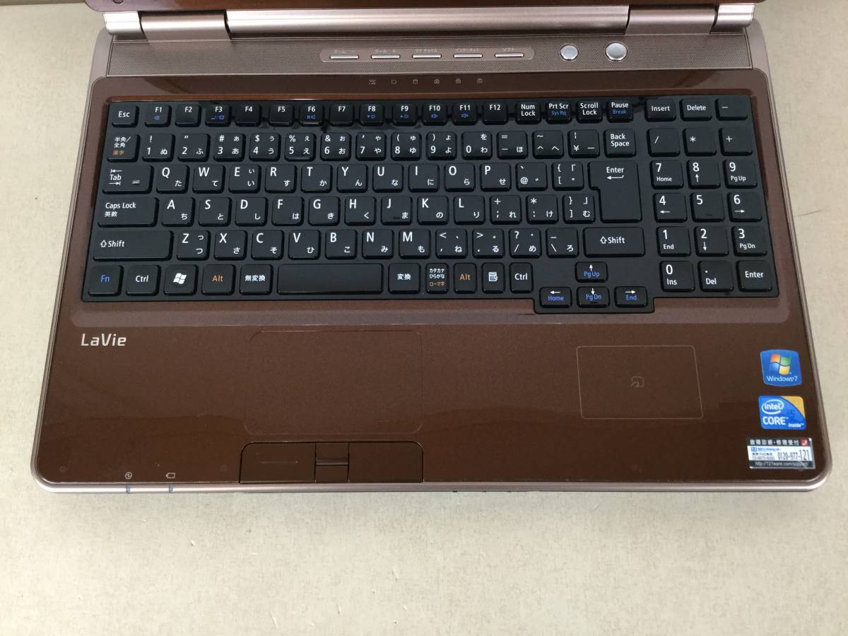 T5143☆NEC/LaVie LL750/C /Windows7/intel CORE i5/ノートパソコン/PC 