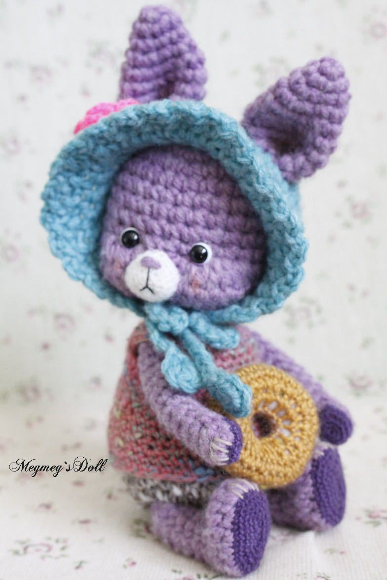 ＊Megmeg’sDoll ＊うさたん＊オリジナル作品＊あみぐるみ＊うさぎ＊ Megmeg'sDoll ＊うさたん＊あみぐるみ＊うさぎ＊ぬいぐるみ