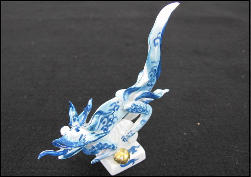□③□美品□Meissen/マイセン□干支シリーズ□78947□辰□タツ□置物