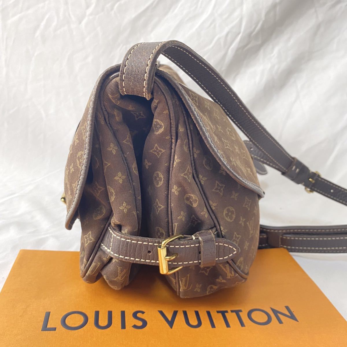 1円 Louis Vuitton ルイヴィトン ミニラン ソミュール 30 キャンバス