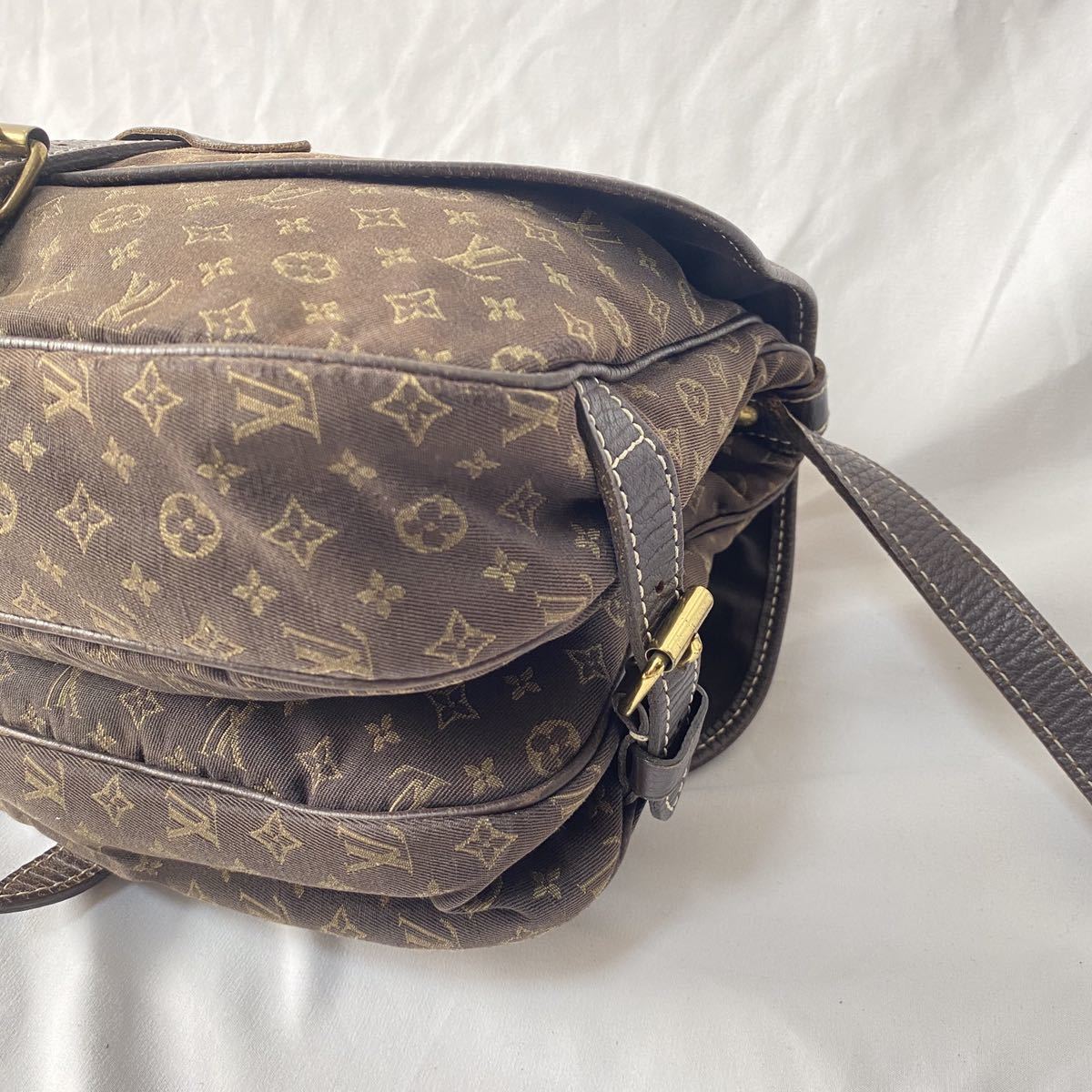 1円 Louis Vuitton ルイヴィトン ミニラン ソミュール 30 キャンバス 