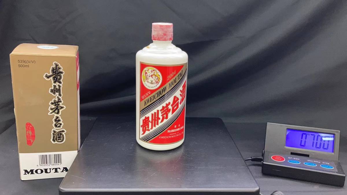 古酒 貴州茅台酒 KWEICHOW MOUTAI マオタイ酒 天女ラベル 2004 中国酒