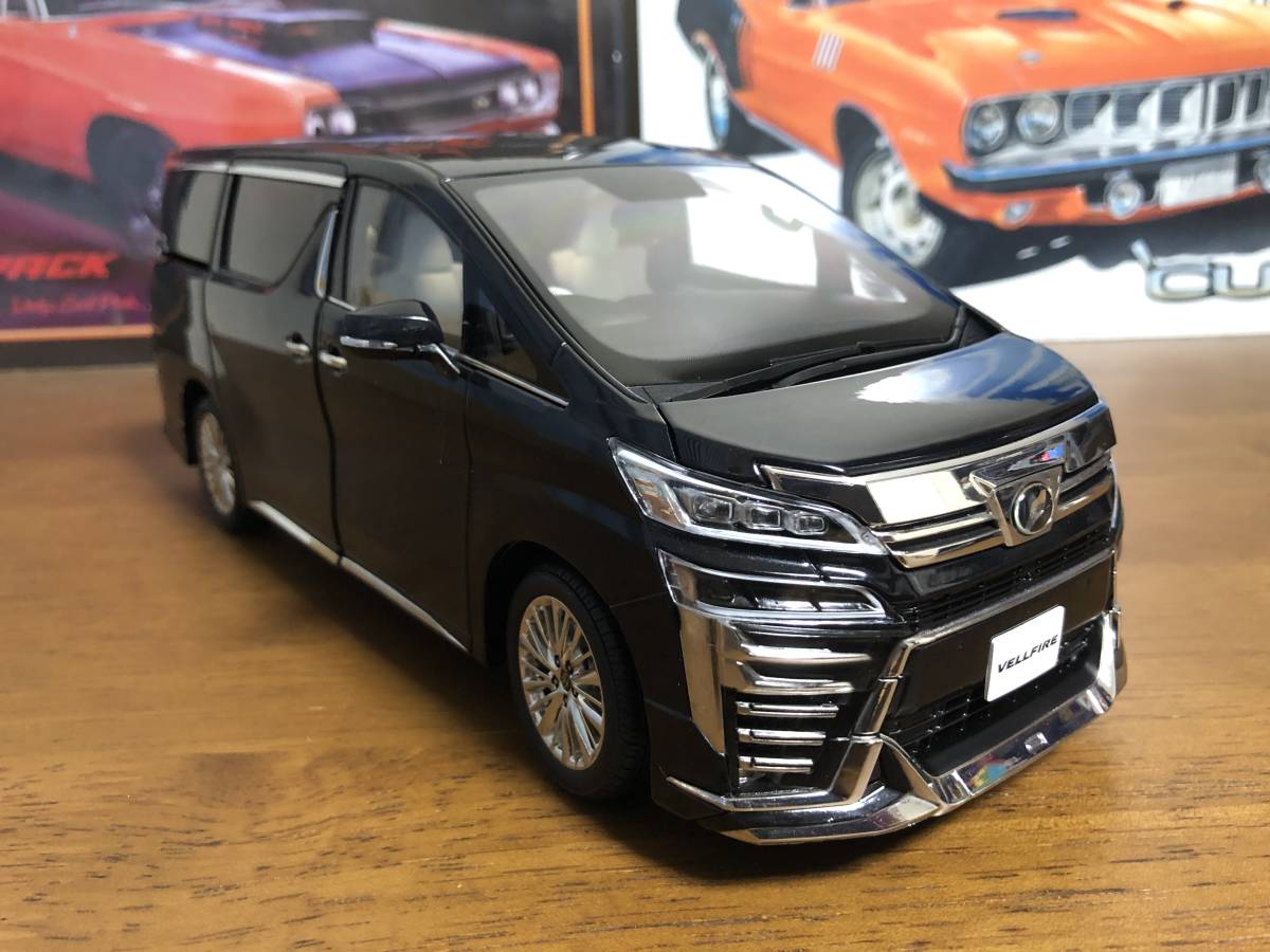 1/18 KENGFai ケンファイ トヨタ ヴェルファイア ブラック 全開閉金属
