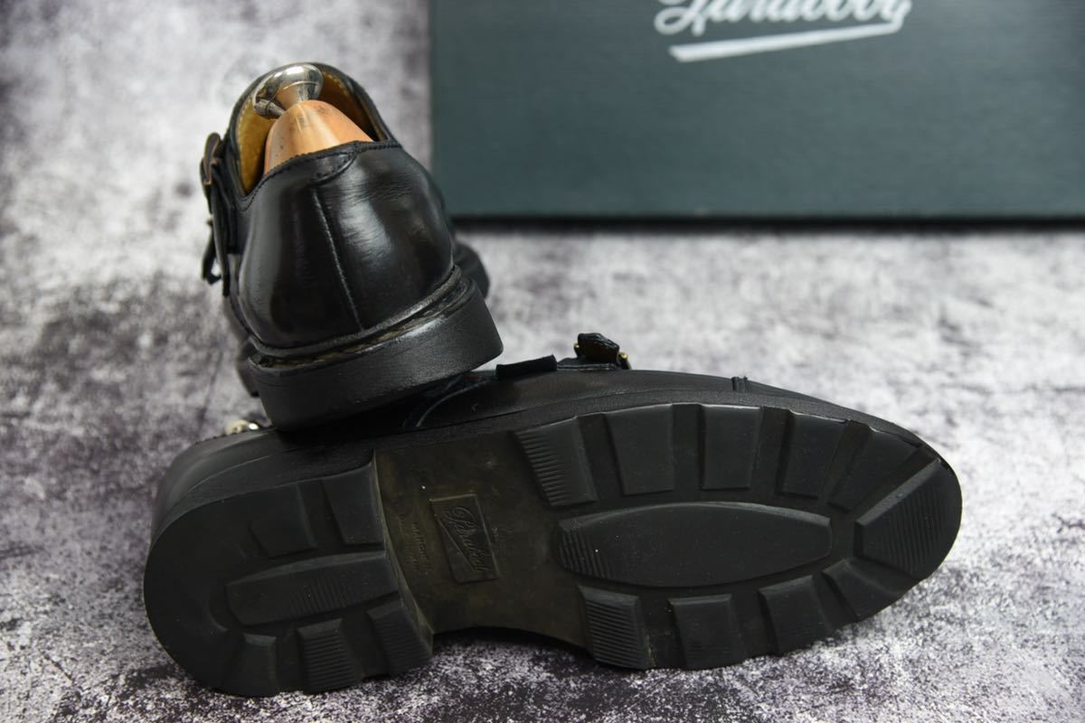 Paraboot ウィリアム サイズ6(24.5cm相当) ネイビー 純正箱・冊子付属 