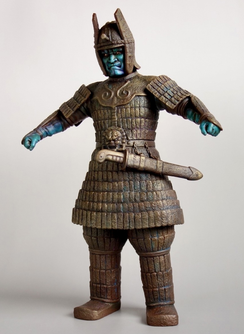 ☆大魔神☆ビリケン商会☆ソフビキット 塗装済完成品 (ゴジラ、怪獣