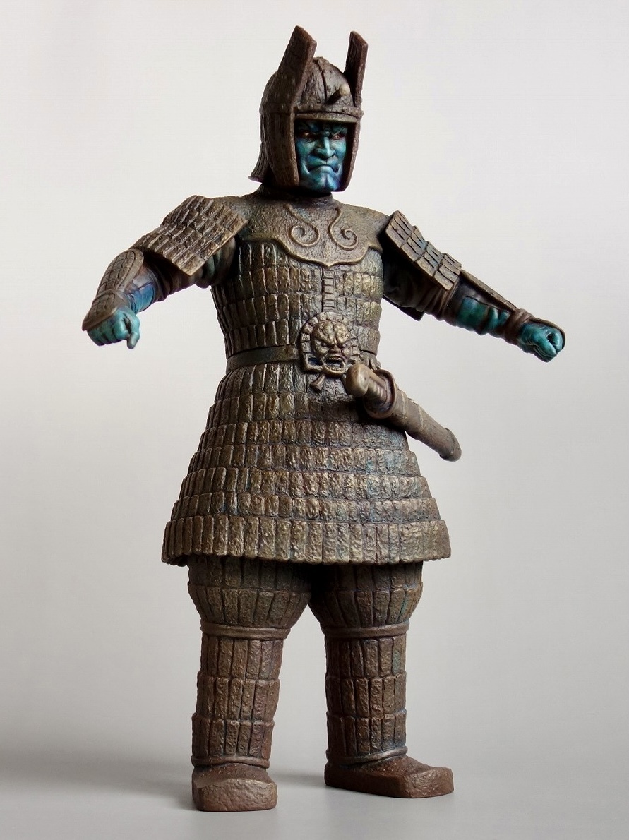 ☆大魔神☆ビリケン商会☆ソフビキット 塗装済完成品 (ゴジラ、怪獣 