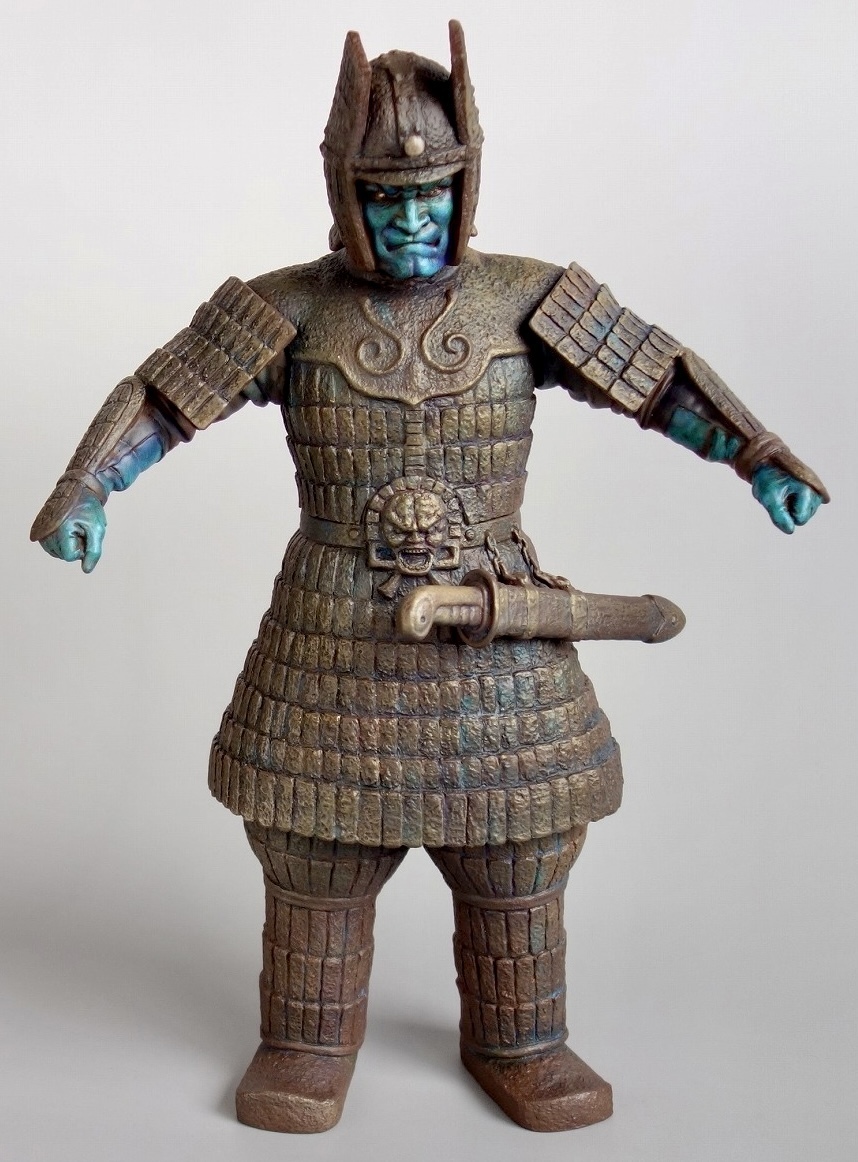 ☆大魔神☆ビリケン商会☆ソフビキット 塗装済完成品 (ゴジラ、怪獣