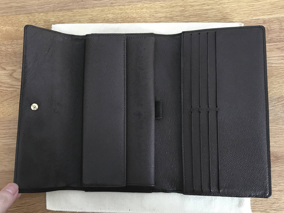 超美品【新型】ヴィトン ダミエ エベヌ 長財布 インターナショナル NM 