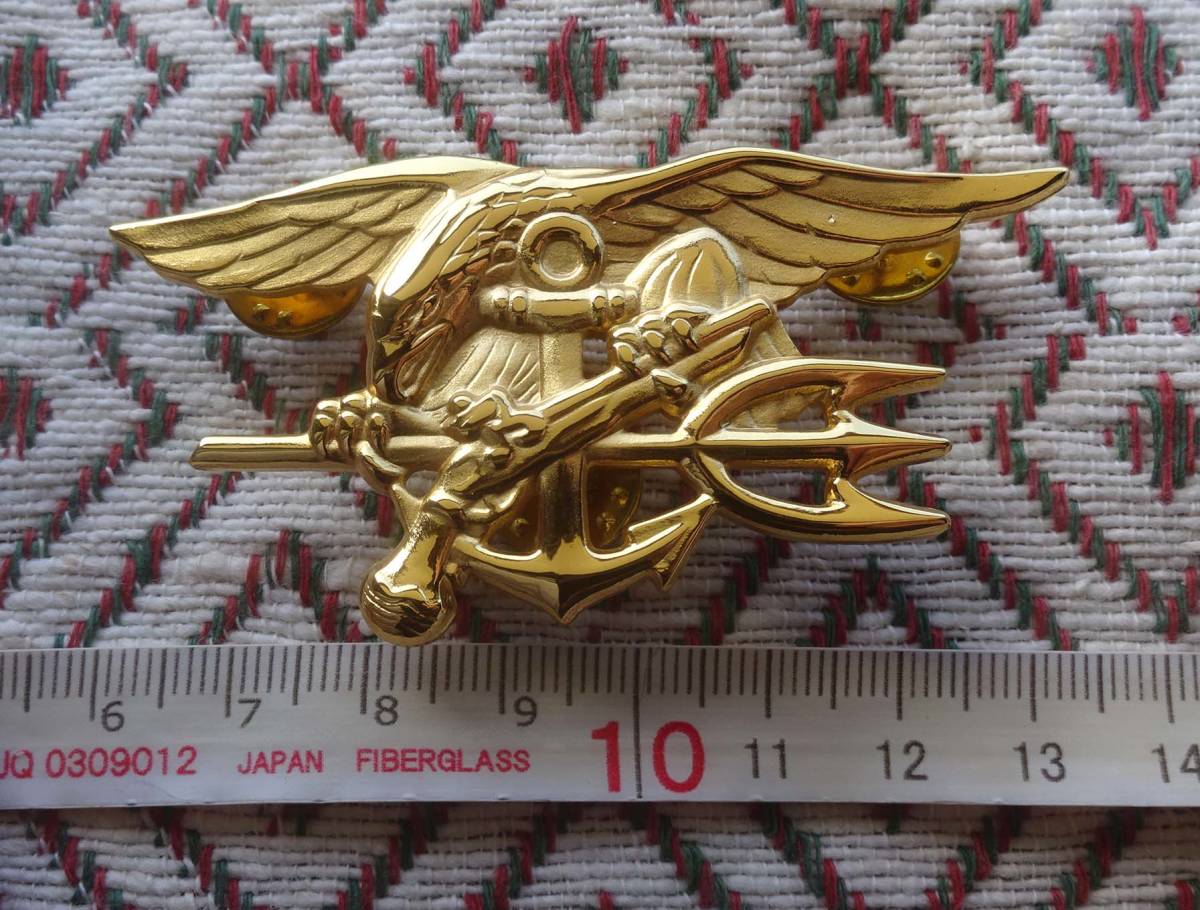 アメリカ海軍・ネービーシールズの制服用部隊章（複製？未使用