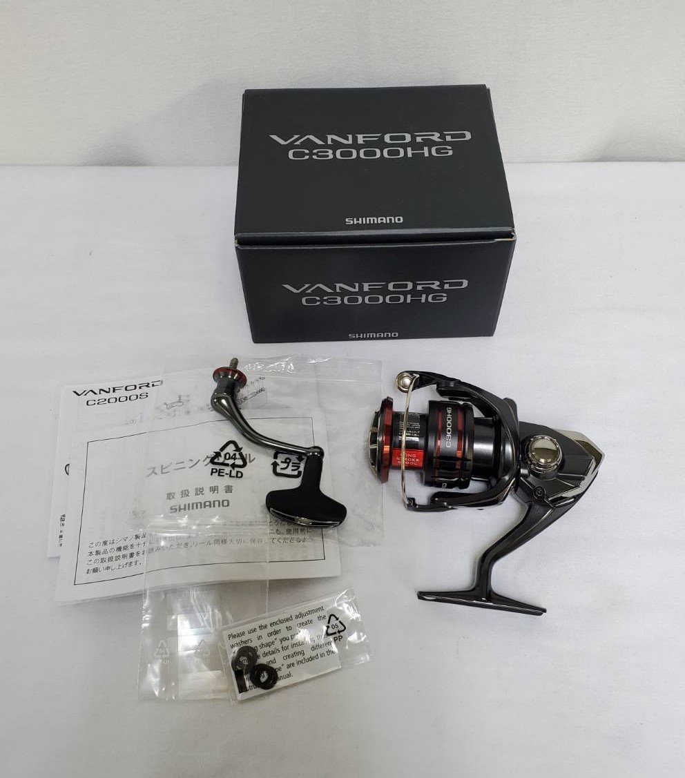 ▽SHIMANO シマノ VANFORD ヴァンフォード C3000HG スピニングリール 未使用▽005689 | ヴァンフォード スピニング（汎用） 0 シマノ(SHIMANO) シマノの新リール「ヴァンフォード」は買いか？買いじゃないか？！気になる方必見！
