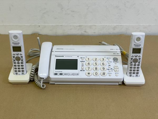 C460-K27-1526 PANASONIC パナソニック 電話機 本体 KX-PW320-W 子機 KX-FKN526-W 通電OK②