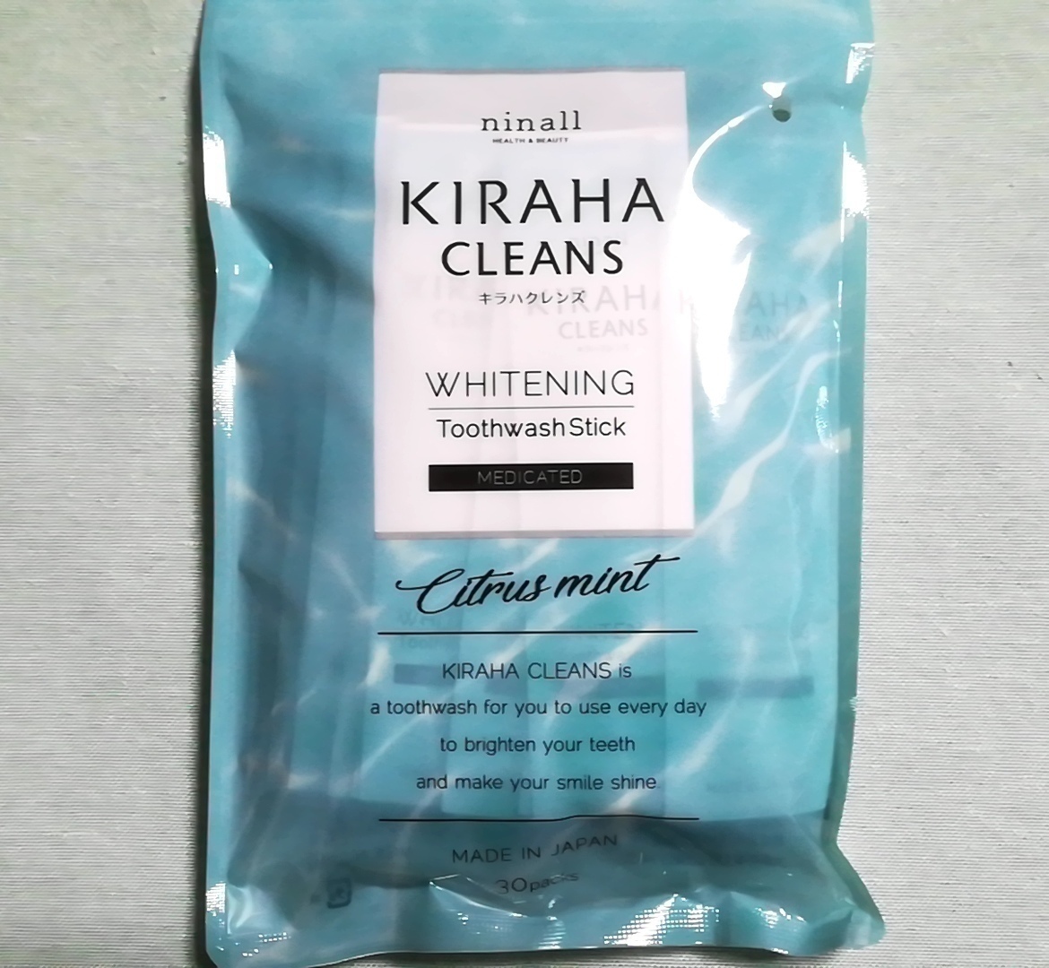 【新品未開封】キラハクレンズ　KIRAHA CLEANS　マウスウォッシュ　液体ハミガキ　30包　※送料無料