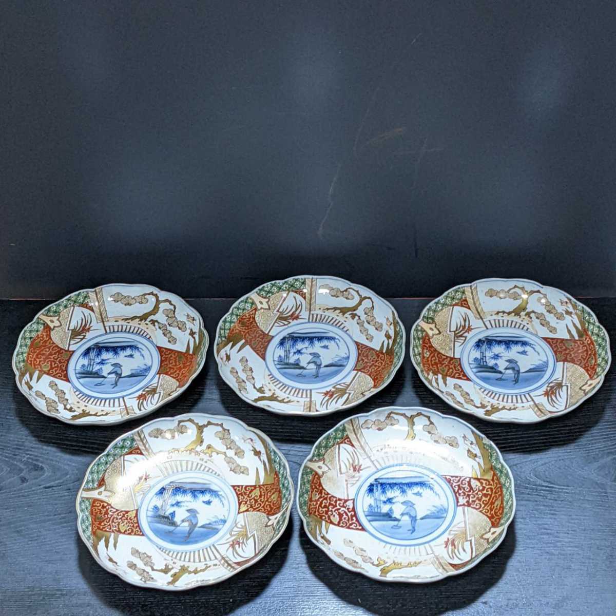 夢工房】北大路 魯山人 志野 鉢 共箱 金継（ 菓子鉢 食器 ） 径19.5