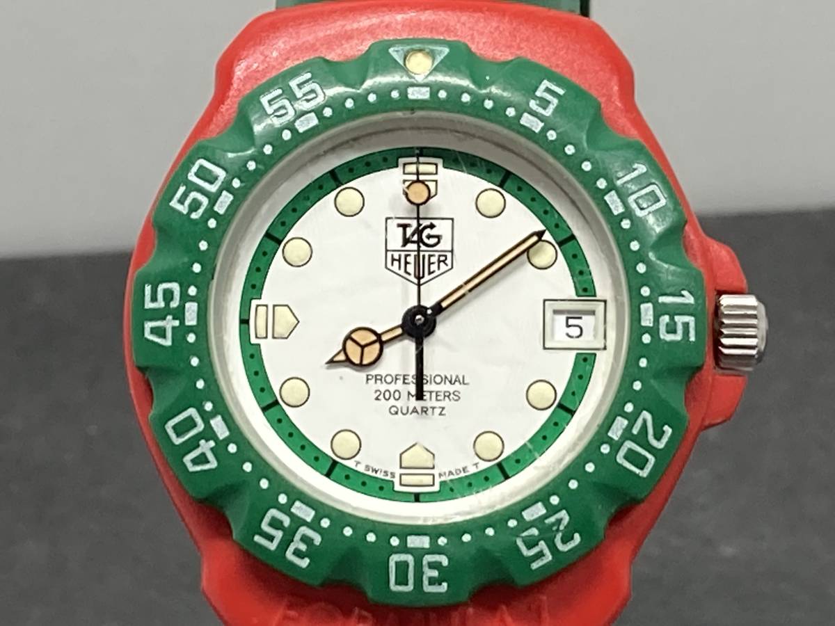 最終値下美品タグホイヤー　F1 381. 513/1 メンズ 動作未確ジャンク品 1円～不動・ジャンク品 TAG HEUER/タグホイヤーフォーミュラ