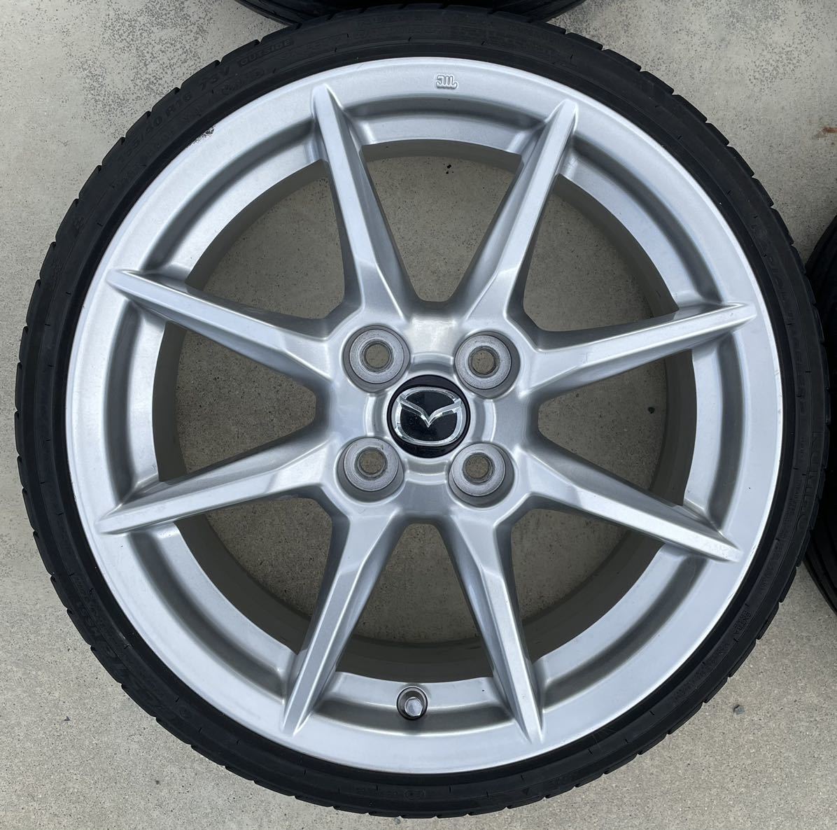 マツダ ロードスター 純正ホイール 16インチ 6.5J ＋45 100 4H 広島 