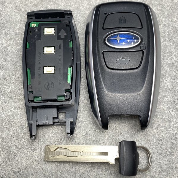 初期化済 スバル純正スマートキー 281451-5801　レヴォーグ レガシィ　BRZ WRX 　再登録　スペア　未登録 新品電池付き！ スマートキー 初期化済スバル純正スマートキー3ボタン基盤番号281451-5801 スバル 最新作，新作 初期 スバル純正スマートキー