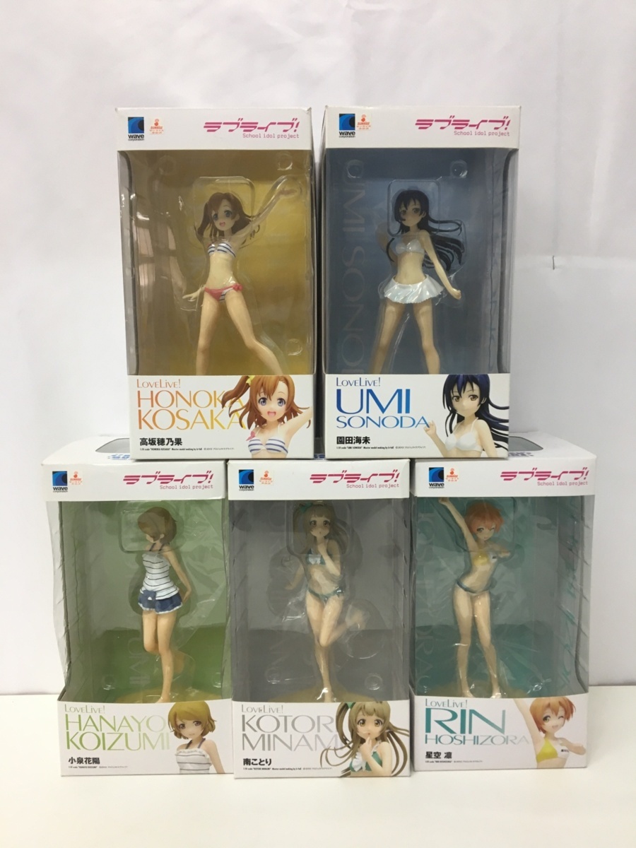 【安い，定番】 ウェーブ BEACH QUEENS 1/10 ラブライブ 高坂穂乃果 園田海未 小泉花陽 南ことり 星空凛 大阪市内 引取歓迎 23997(コミック、アニメ)｜売買されたオークション情報、yahooの商品情報をアーカイブ公 その他