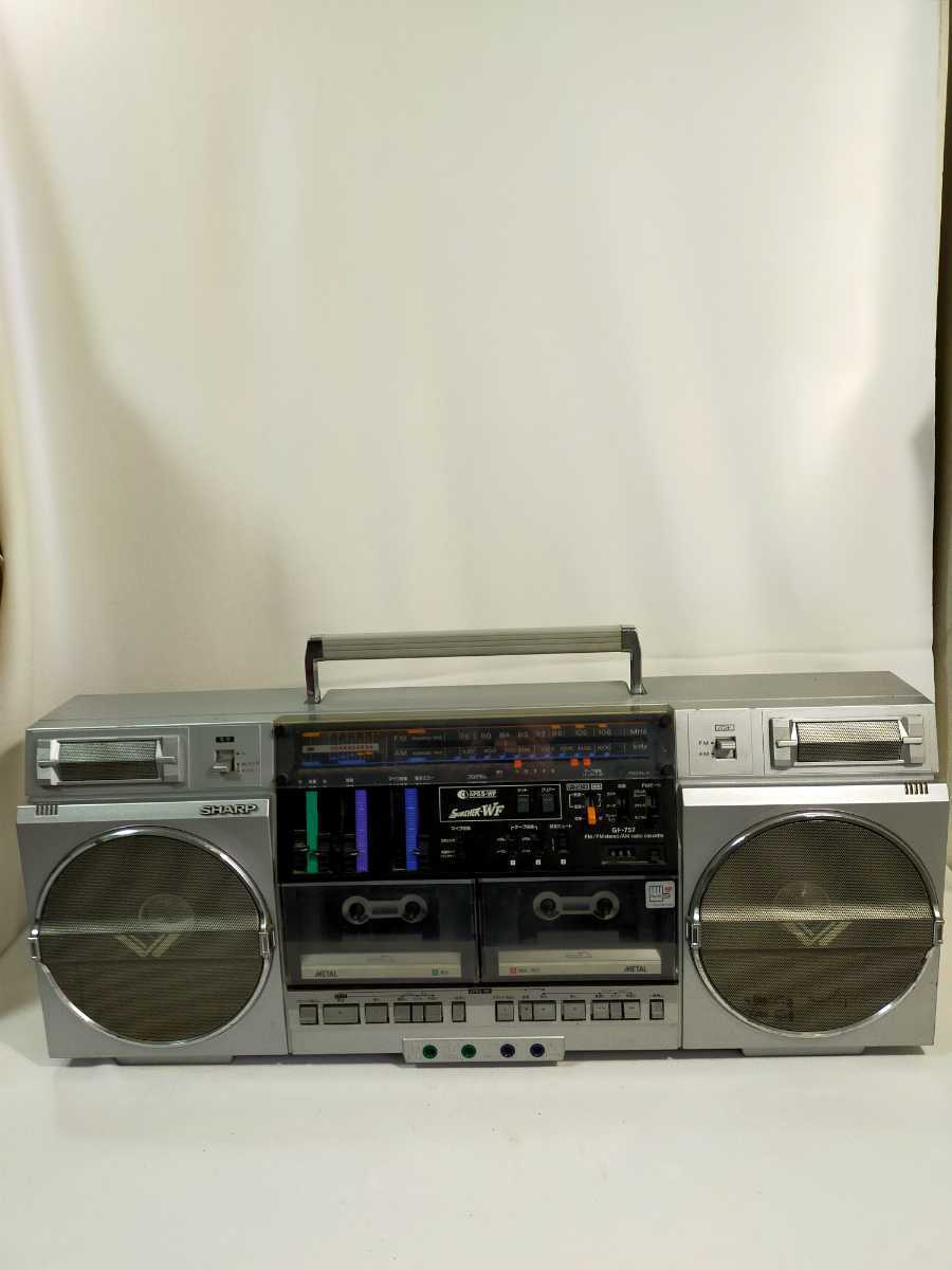 SHARP - Sound Partner ラジオ付きステレオテープレコーダー メルカリ