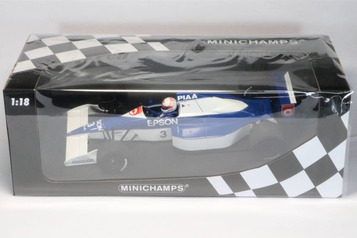 110900003 ミニチャンプス 1/18 ティレル 018 USA GP 1990 中嶋悟