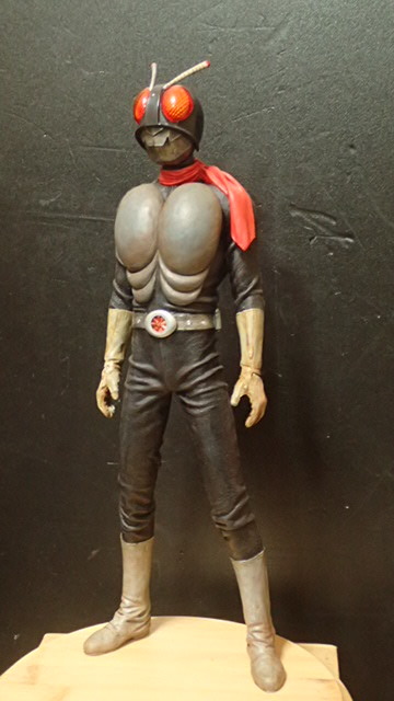 定番人気，正規品 レアもの 元祖1/6 原作版 仮面ライダー初代1号 ガレージキット塗装済完成品 コトブキヤ 改造人間シリーズ vol.1(仮面ライダー1号)｜売買されたオークション情報、yahooの商品情報をアーカイブ 仮面ライダー1号