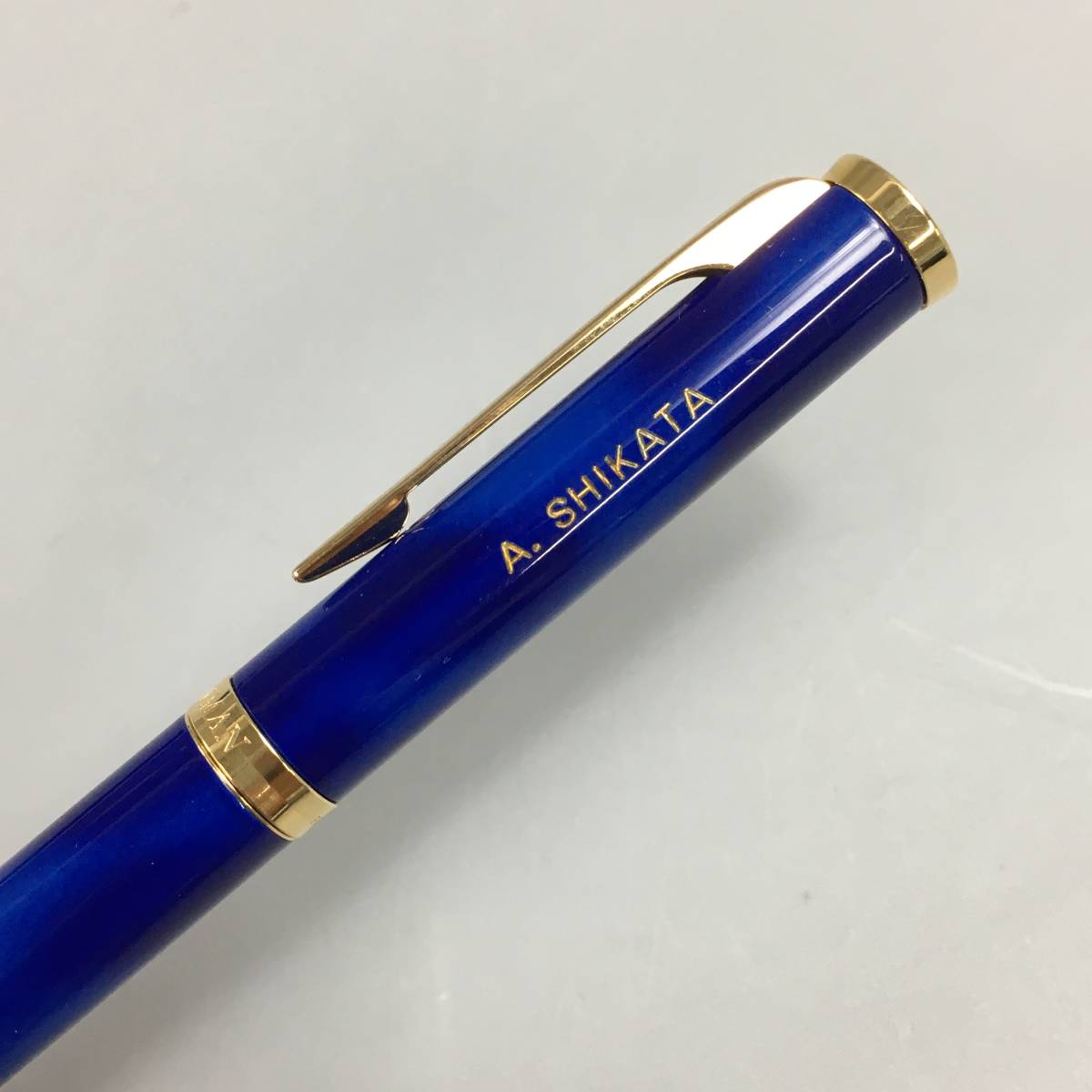 TFS16 万年筆 ウォーターマン 赤茶色×金〈ペン先 18K-750〉