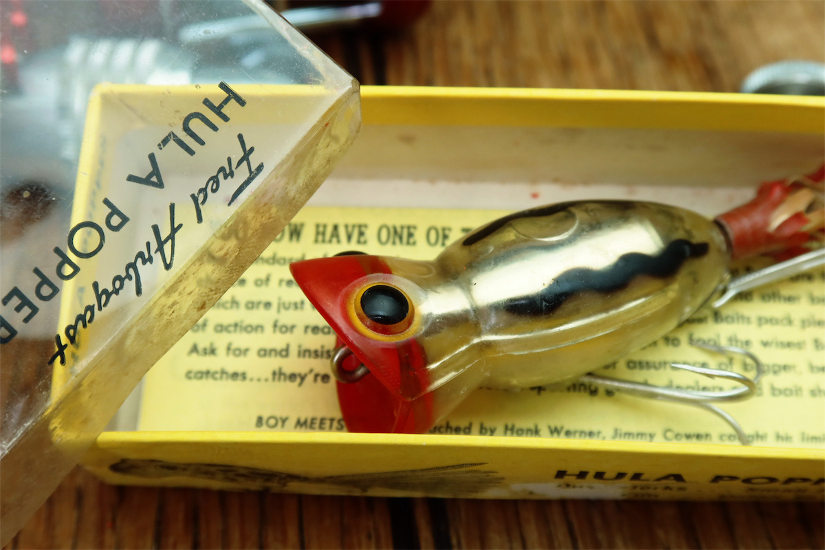 定番，セール 激レア ARBOGAST HULA POPPER アーボガスト フラポッパー 箱 / HEDDON 道楽 ザウルス ZEAL バルサ50 ハトリーズ UMCO 昭和アングラーに(ポッパー)｜売買されたオークション情報、yahooの商品情報をアーカ 淡水
