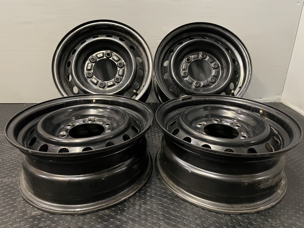 TOYOTA トヨタ 200系ハイエース 純正スチールホイール 15インチ 4本 6J6HPCD139.7+35　(VHF268)