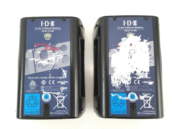 IDX DUO-C198 | DUO-C198P Vマウントタイプリチウムイオン Vマウント