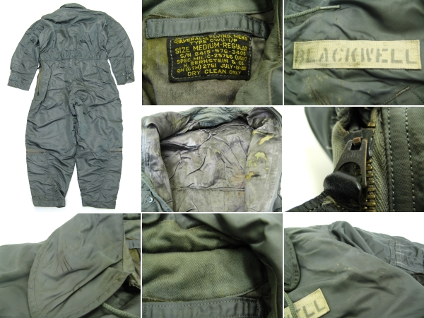 USAF】50s CWU-1/P フライトスーツ M-R☆古着 36/P 45/P MJ|MP 個人