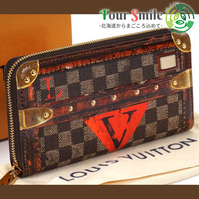 使用わずか 極美品】ルイヴィトン Louis Vuitton ダミエ ジッピー 
